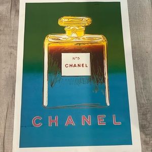 Chanel No. 5 print on canvas reproduction Andy Warhol